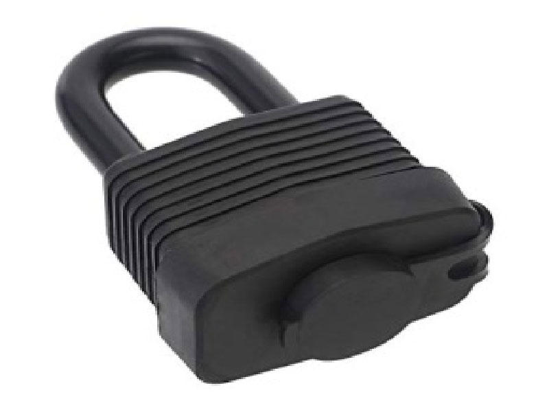 Laminated Steel Padlock with Plastic Cover，Waterproof padlock for outdoor and indoor use