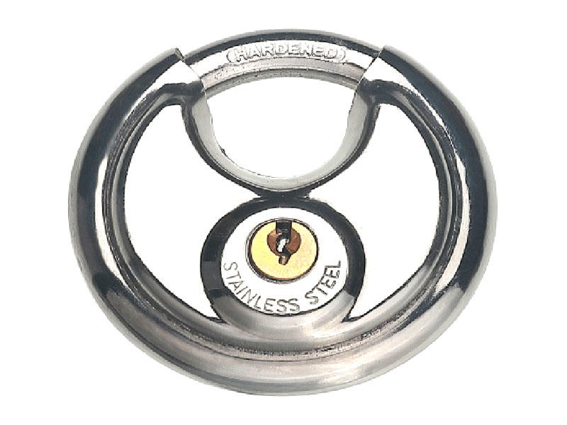 Stainless Steel Discus Lock, 2-3/4 inch(70mm) Wide Body